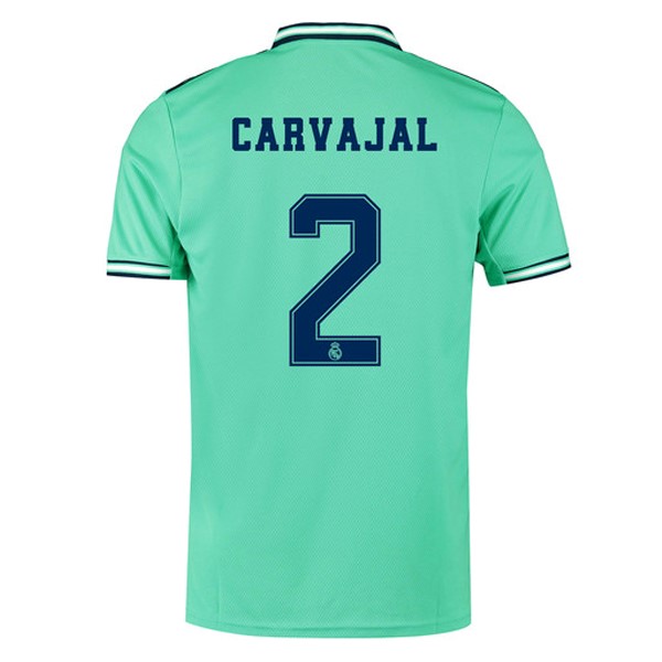 Trikot Real Madrid NO.2 Carvajal Ausweich 2019-20 Grün Fussballtrikots Günstig